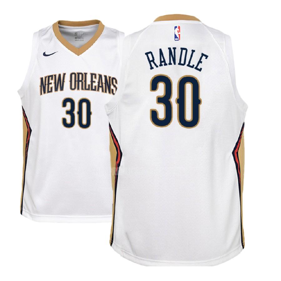 2018-19 youth new orleans pelicans julius randle 30 white association replica jersey