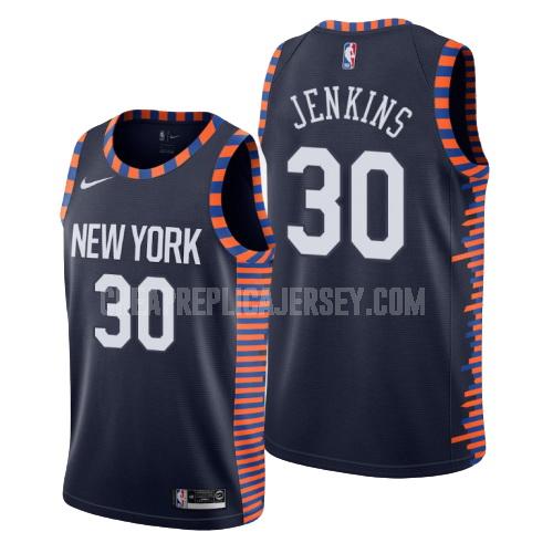 2018-19 youth new york knicks john jenkins 30 navy city edition replica jersey
