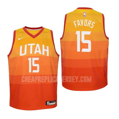2018-19 youth utah jazz derrick favors 15 red city edition replica jersey