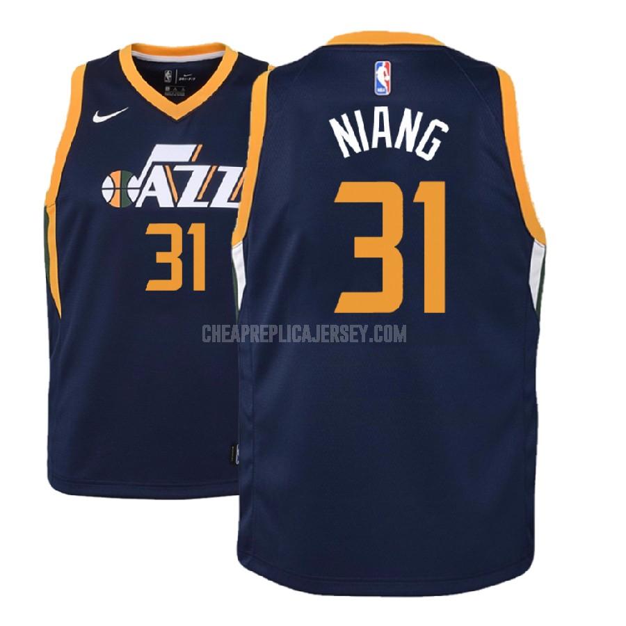 2018-19 youth utah jazz georges niang 31 navy icon replica jersey