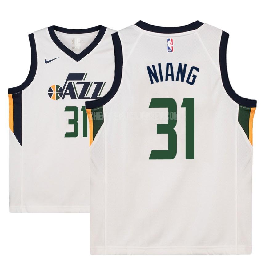 2018-19 youth utah jazz georges niang 31 white association replica jersey