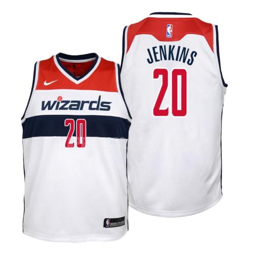 2018-19 youth washington wizards john jenkins 20 white association replica jersey