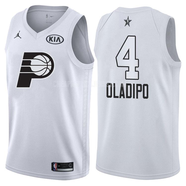 2018 men's indiana pacers victor oladipo 4 white nba all-star replica jersey