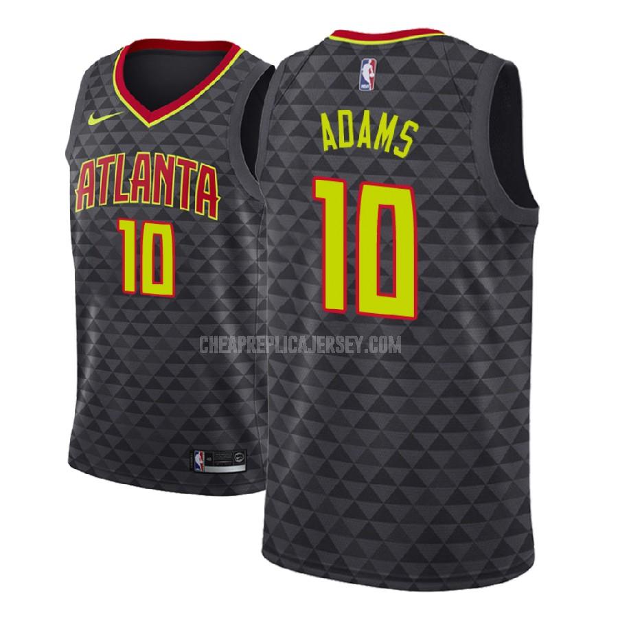 2018 nba draft men's atlanta hawks jaylen adams 10 black icon replica jersey