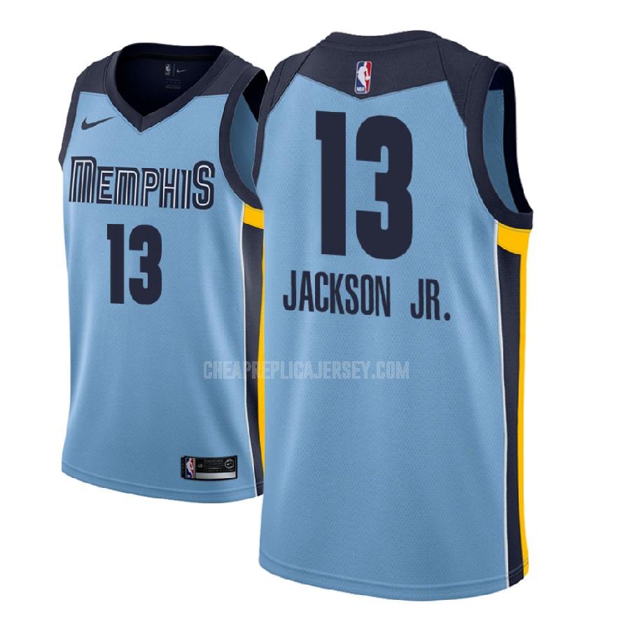 2018 nba draft men's memphis grizzlies jaren jackson jr 13 blue statement replica jersey