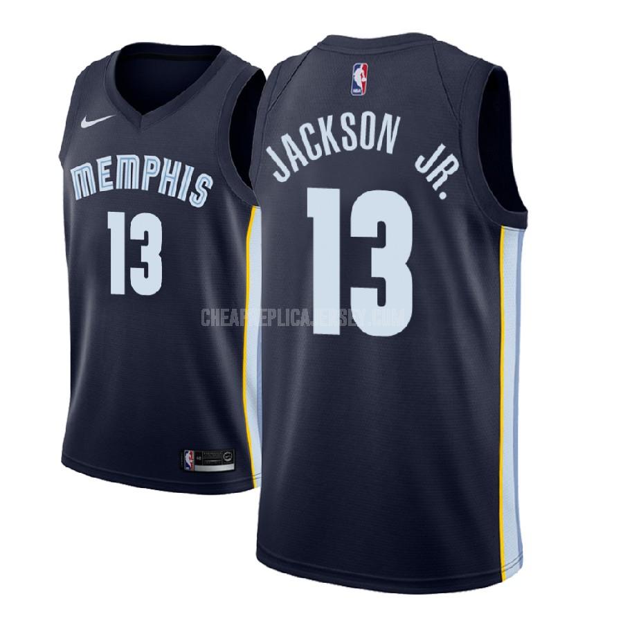 2018 nba draft men's memphis grizzlies jaren jackson jr 13 navy icon replica jersey