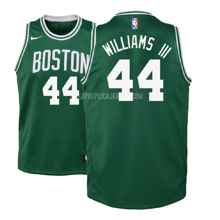2018 nba draft youth boston celtics robert williams 44 green icon replica jersey
