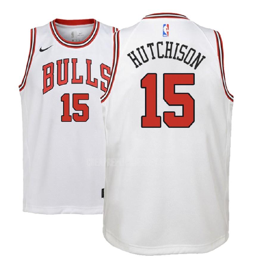 2018 nba draft youth chicago bulls chandler hutchison 15 white association replica jersey