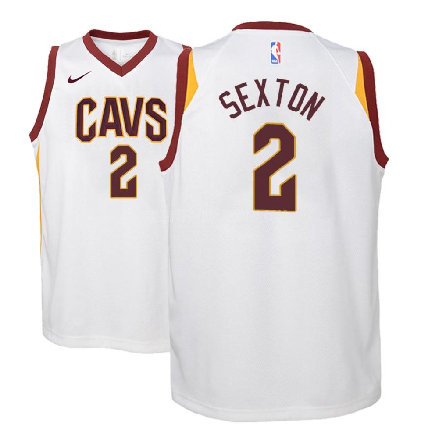 2018 nba draft youth cleveland cavaliers collin sexton 2 white association replica jersey