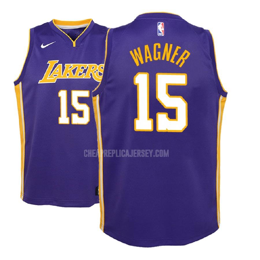 2018 nba draft youth los angeles lakers moritz wagner 15 purple statement replica jersey