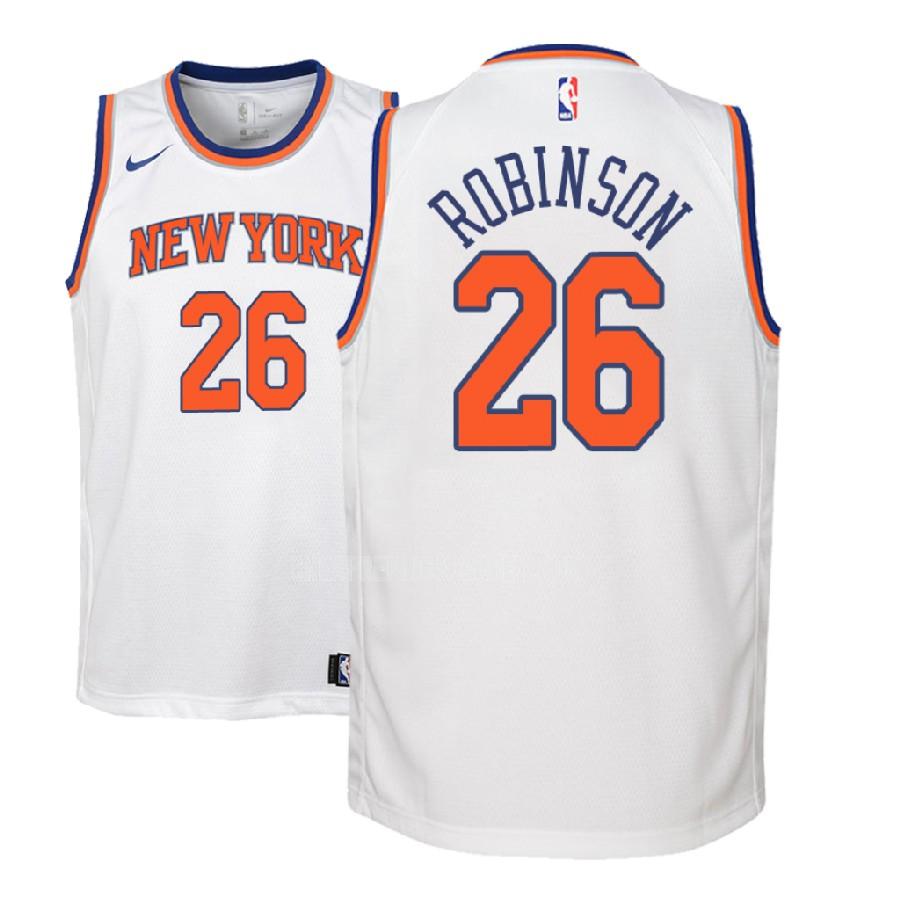 2018 nba draft youth new york knicks mitchell robinson 26 white association replica jersey