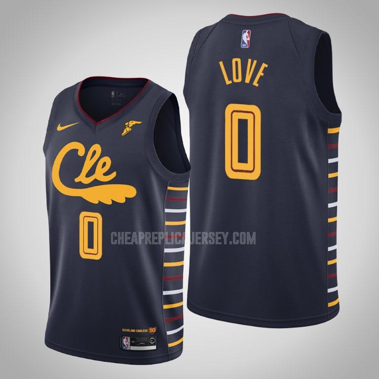 2019-20 men's cleveland cavaliers kevin love 0 navy city edition replica jersey