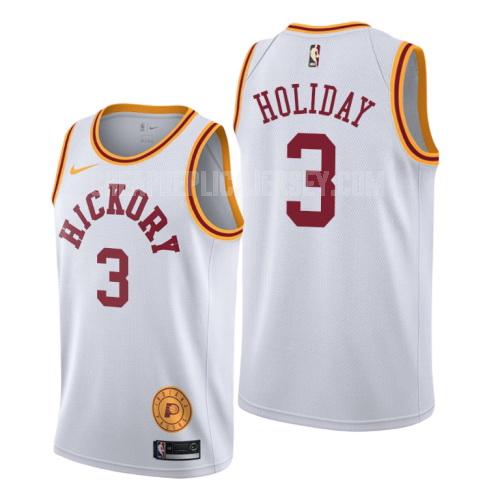 2019-20 men's indiana pacers aaron holiday 3 white classic edition replica jersey