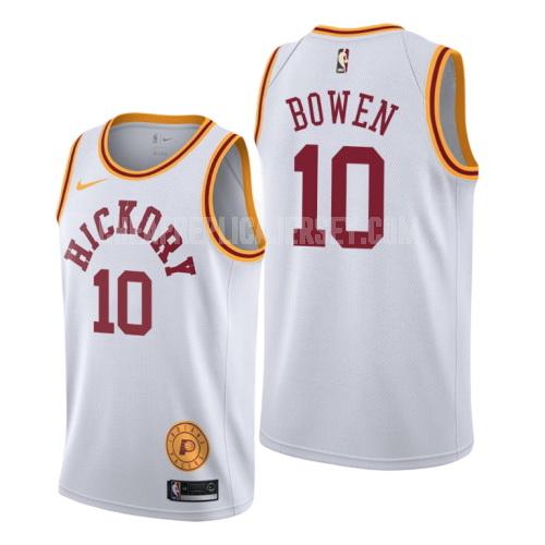2019-20 men's indiana pacers brian bowen 10 white classic edition replica jersey