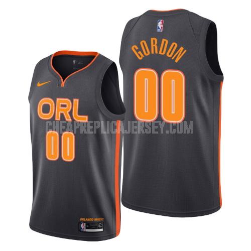 2019-20 men's orlando magic aaron gordon 0 black city edition replica jersey