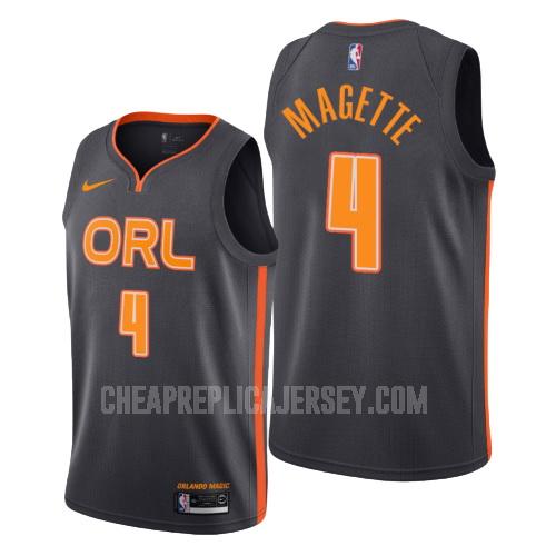 2019-20 men's orlando magic josh magette 4 black city edition replica jersey