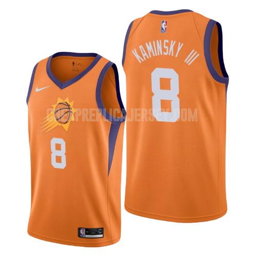 2019-20 men's phoenix suns frank kaminsky 8 orange statement replica jersey