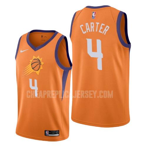 2019-20 men's phoenix suns jevon carter 4 orange statement replica jersey