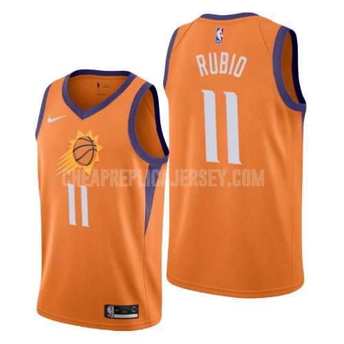 2019-20 men's phoenix suns ricky rubio 11 orange statement replica jersey