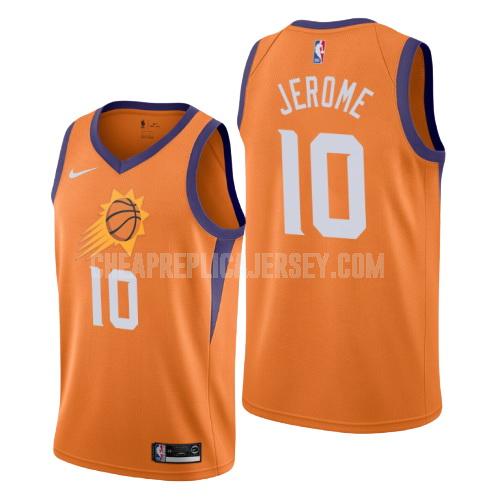 2019-20 men's phoenix suns ty jerome 10 orange statement replica jersey