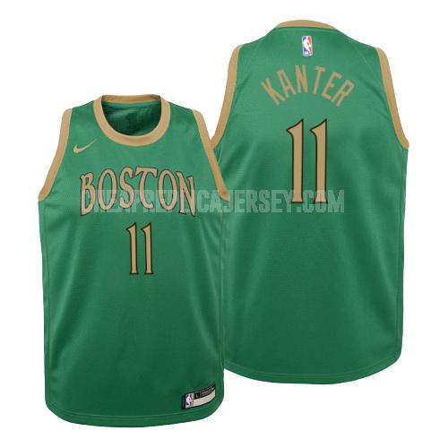 2019-20 youth boston celtics enes kanter 11 green white number replica jersey