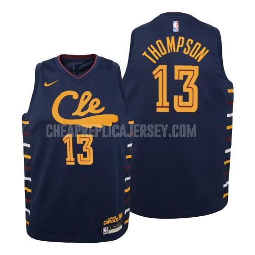 2019-20 youth cleveland cavaliers tristan thompson 13 navy city edition replica jersey