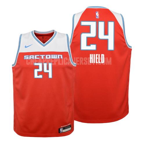 2019-20 youth sacramento kings buddy hield 24 red city edition replica jersey