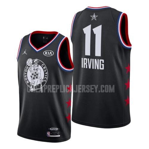 2019 men's boston celtics kyrie irving 11 black nba all-star replica jersey
