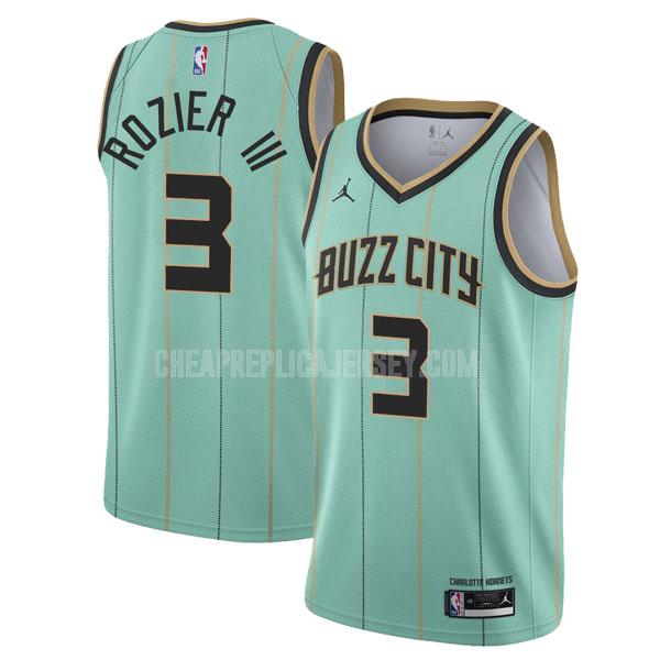 2020-21 men's charlotte hornets terry rozier iii 3 green city edition replica jersey