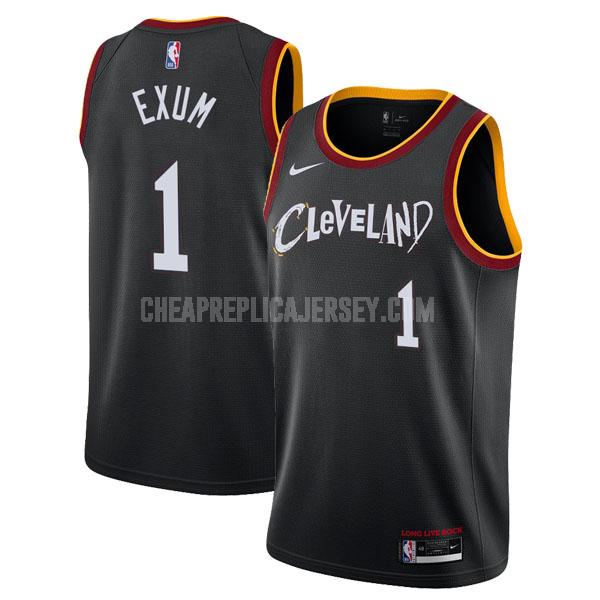 2020-21 men's cleveland cavaliers dante exum 1 black city edition replica jersey
