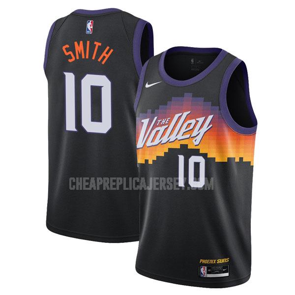 2020-21 men's phoenix suns jalen smith 10 black city edition replica jersey
