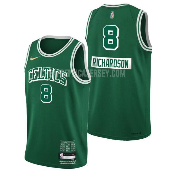 2021-22 men's boston celtics josh richardson 8 green 75th anniversary city edition replica jersey