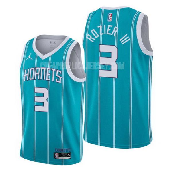 2021 men's charlotte hornets terry rozier iii 3 green icon replica jersey