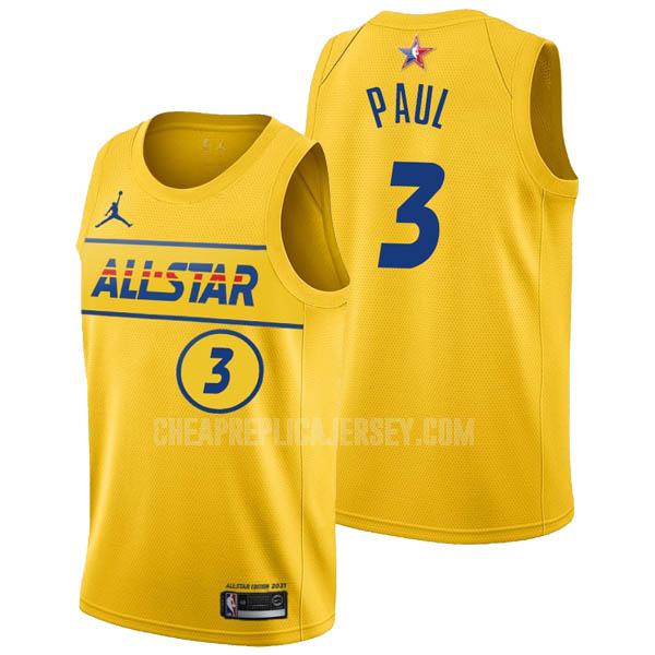 2021 men's chris paul 3 yellow all-star replica jersey