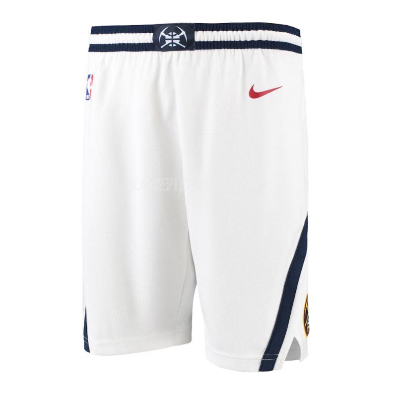 2022-23 denver nuggets white association edition shorts