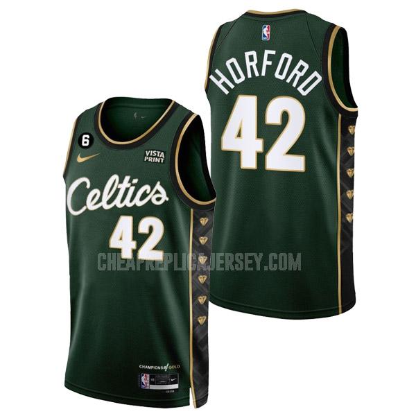 2022-23 men's boston celtics al horford 42 green city edition replica jersey