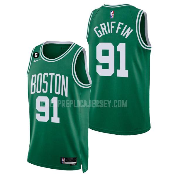 2022-23 men's boston celtics blake griffin 91 green icon edition replica jersey