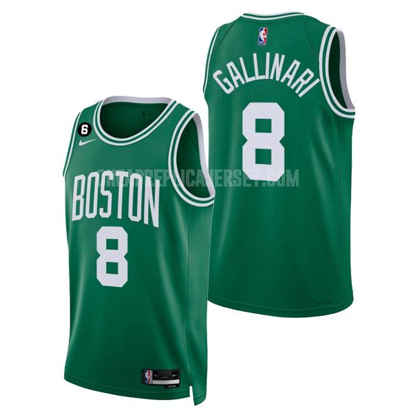2022-23 men's boston celtics danilo gallinari 8 green icon edition replica jersey