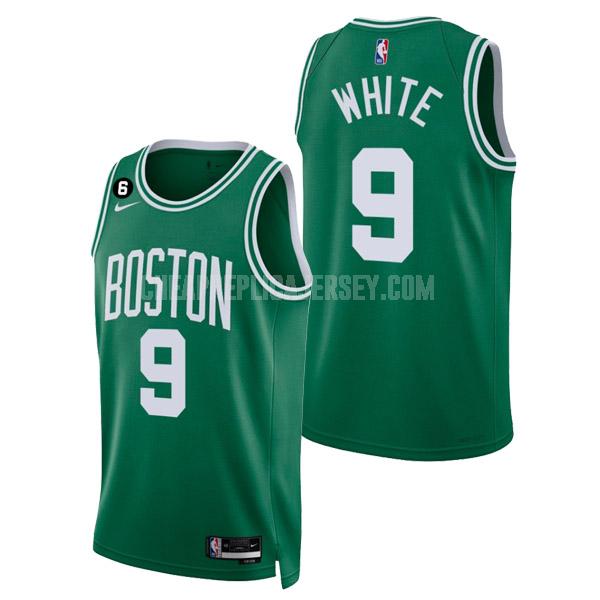 2022-23 men's boston celtics derrick white 9 green icon edition replica jersey