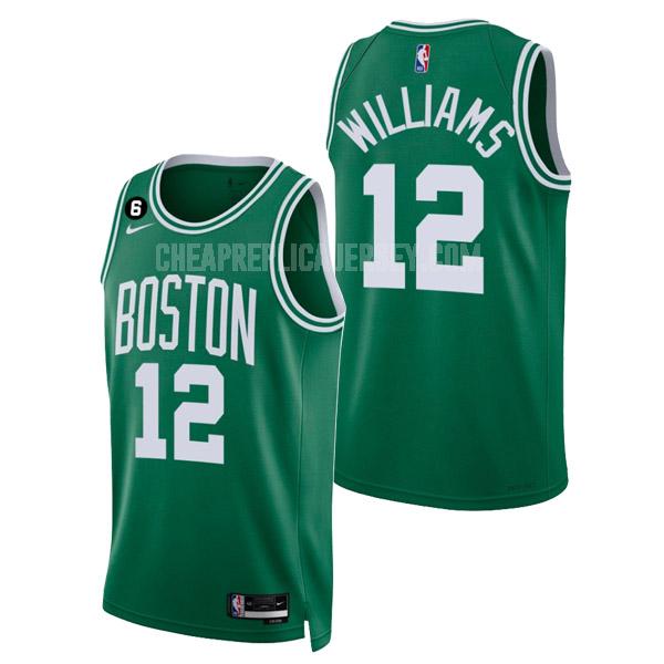 2022-23 men's boston celtics grant williams 12 green icon edition replica jersey