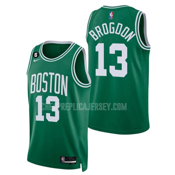 2022-23 men's boston celtics malcolm brogdon 13 green icon edition replica jersey