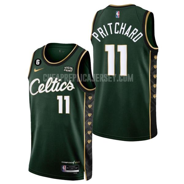 2022-23 men's boston celtics payton pritchard 11 green city edition replica jersey