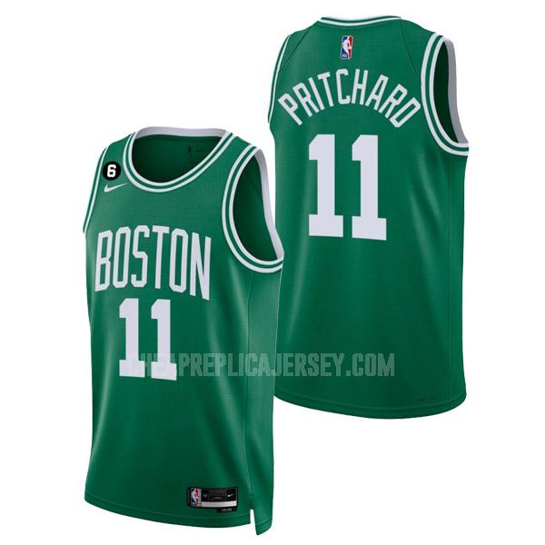 2022-23 men's boston celtics payton pritchard 11 green icon edition replica jersey