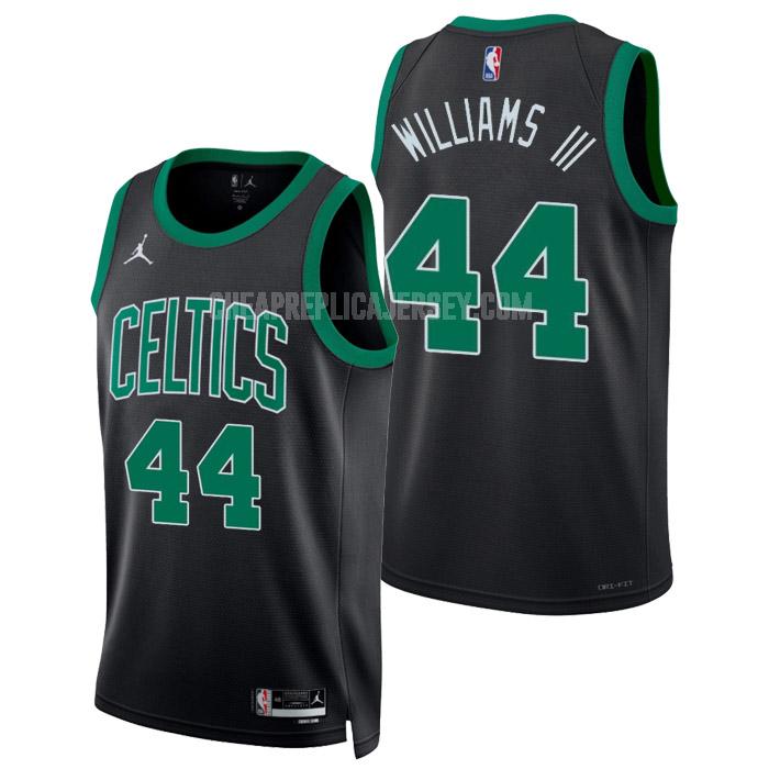 2022-23 men's boston celtics robert williams iii 44 black statement edition replica jersey