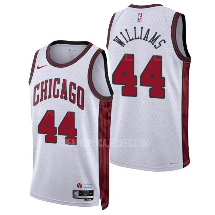 2022-23 men's chicago bulls patrick williams 44 white city edition replica jersey