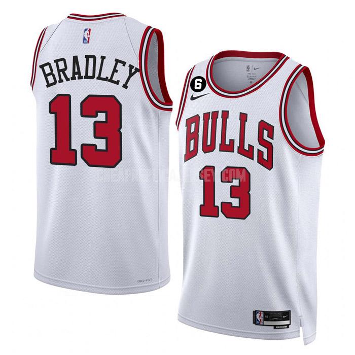 2022-23 men's chicago bulls tony bradley 13 white association edition replica jersey