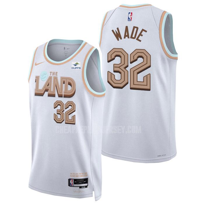 2022-23 men's cleveland cavaliers dean wade 32 white city edition replica jersey