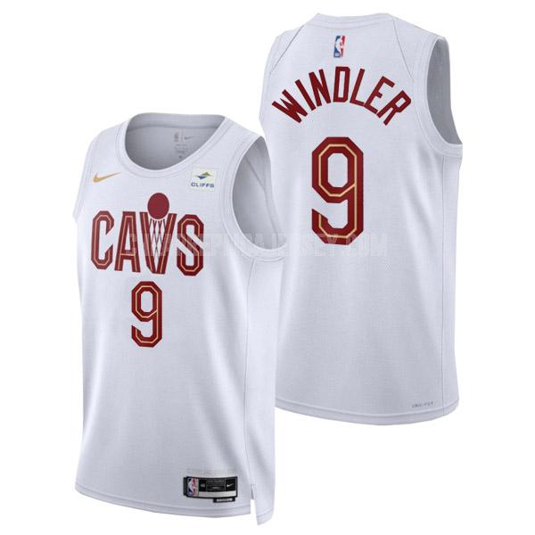 2022-23 men's cleveland cavaliers dylan windler 9 white association edition replica jersey