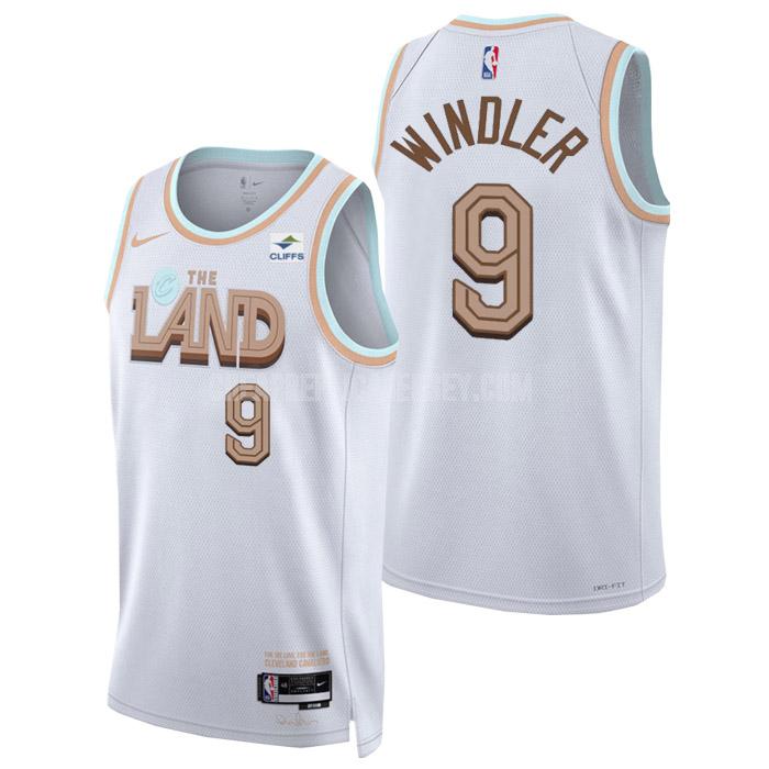 2022-23 men's cleveland cavaliers dylan windler 9 white city edition replica jersey