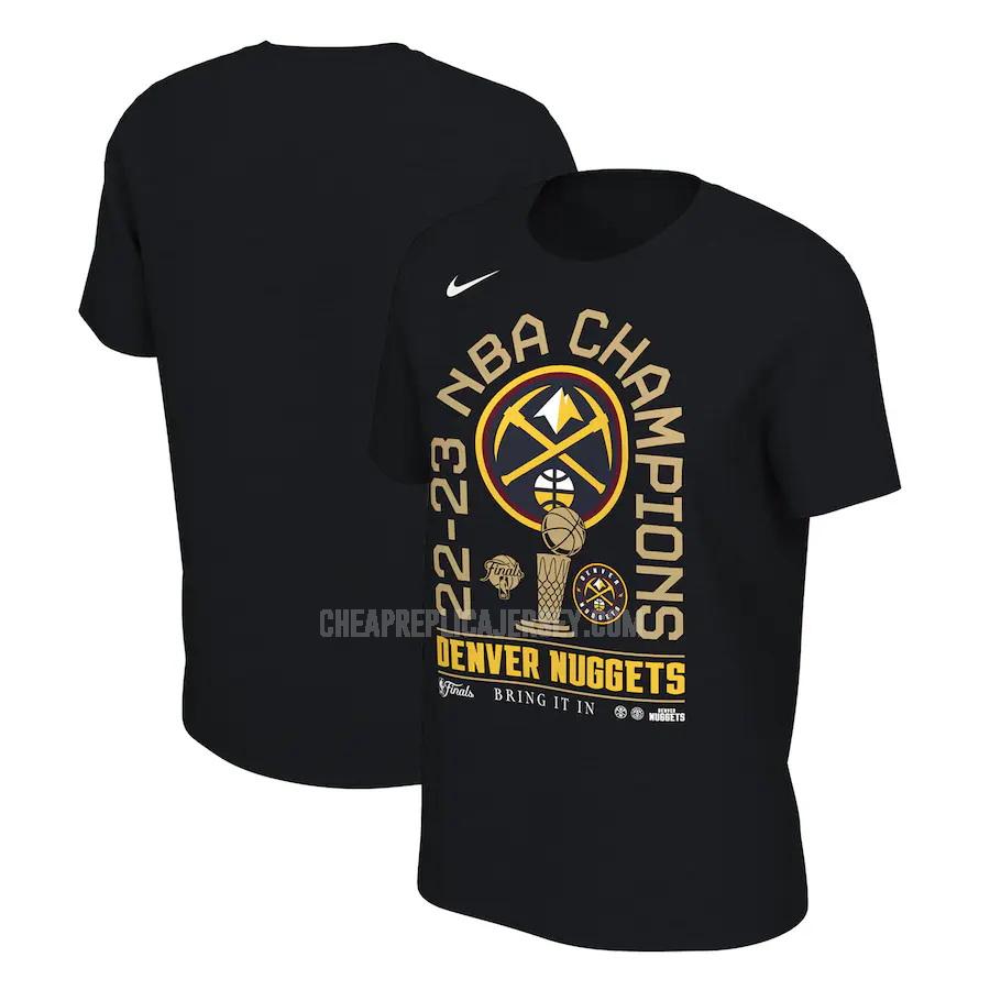 2022-23 men's denver nuggets 23621a16 black nba champions t-shirt